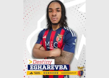 La Casertana preleva Destiny Egharevba in prestito dal Renate