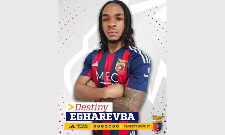 Destiny Egharevba, foto Casertana FC