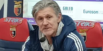 Casertana, sfugge la vittoria e la classifica piange. Pavanel: “Campionato duro ma sono fiducioso”