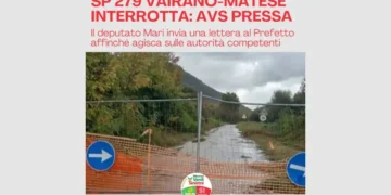 Provinciale 279 interrotta, Alleanza Verdi Sinistra scrive al Prefetto di Caserta