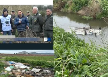 Discariche pericolose al Triglione, le telecamere Rai e Tg3 Campania raccolgono la denuncia del Wwf