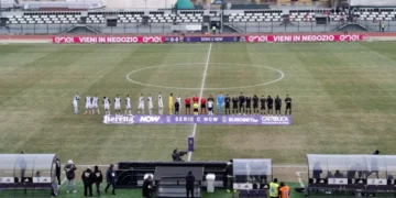 Knock out Casertana conto la Juventus Next Gen: è Guerra a beffare i Rossoblù a dieci dal termine