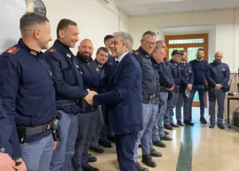 Accolti dal Questore di Caserta i 30 rinforzi inviati dal Ministero