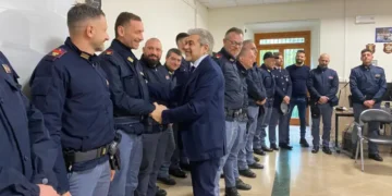 Accolti dal Questore di Caserta i 30 rinforzi inviati dal Ministero
