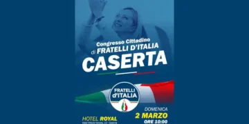 Caserta, domenica 2 marzo il congresso cittadino di Fratelli d’Italia