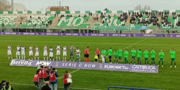 Casertana: i rossoblu cadono a Monopoli, 1 a 0 per i pugliesi