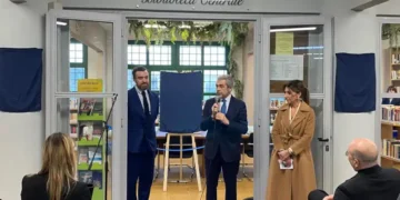 Santa Maria CV: il Questore Grassi all’inaugurazione della biblioteca del carcere