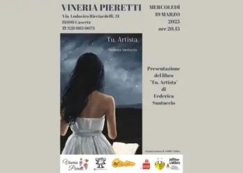 Caserta: domani alla Vineria Pieretti la presentazione del libro “Tu, artista” di Federica Santuccio