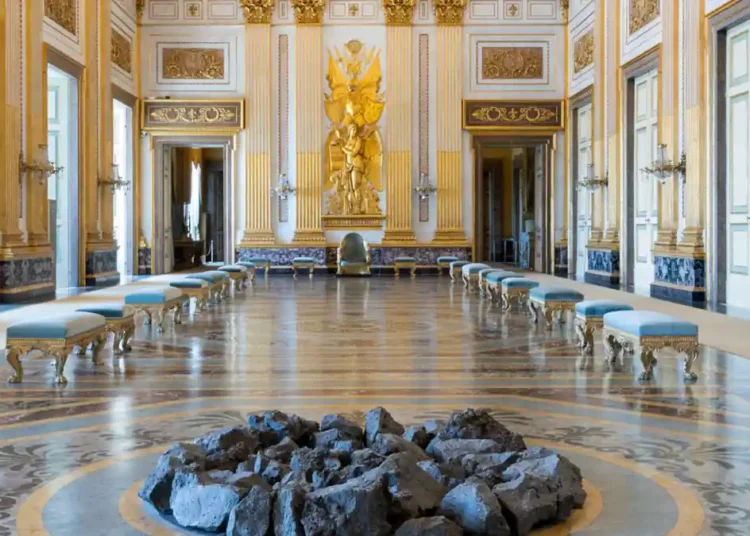 Sala del Trono_Terrae Motus_RICHARD LONG_foto di Barbara Jodice