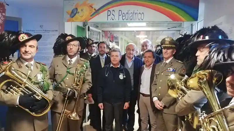 festa di Natale ospedale Caserta